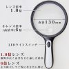 日本進口【IKEDA】池田 新款手持式1.8倍超大視窗放大鏡 (附LED燈)【V1MF02150000000】