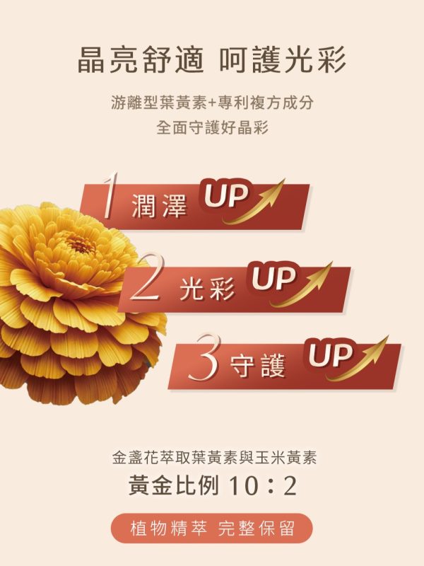皇家晶鑽⾦盞花葉黃素膠囊