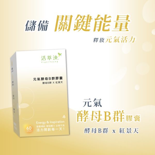元氣酵母B群膠囊(60粒/盒）