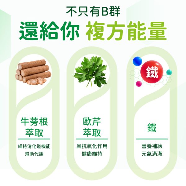 美國維生素B群活力錠