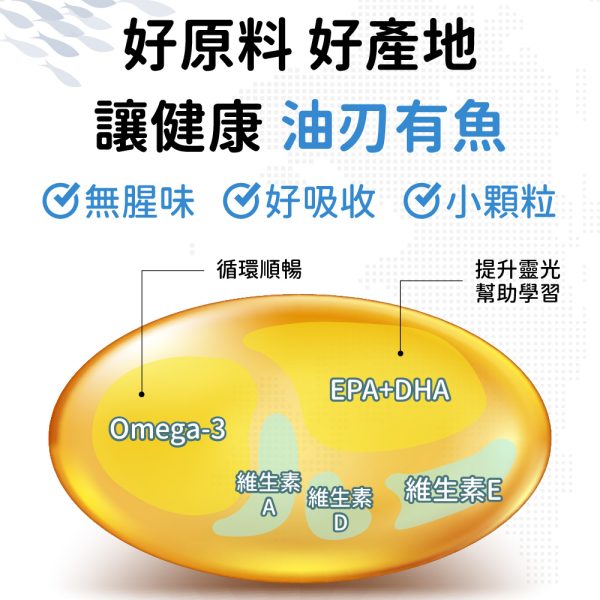 美國鱈魚肝油軟膠囊