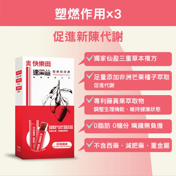 速果益-塑燃綺淨凍-紅茶風味 20g(30入/盒)