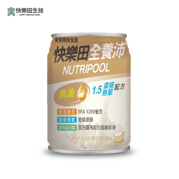 全養沛-魚油1.5濃縮熱量配方-杏仁風味(葷食) 237mL,6入/盒X2,共12入