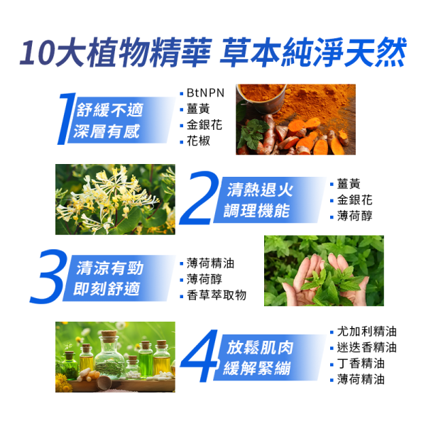 奈米薑黃貼片-涼爽舒適疲勞放鬆 奈米導入植萃成分深層穿透更有感