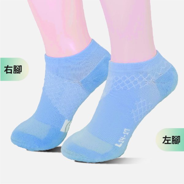 高船型襪-淡藍 AI 3D 智能高船型襪